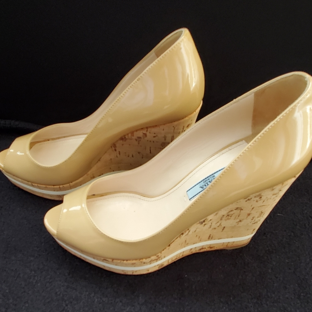 PRADA wedge pumps